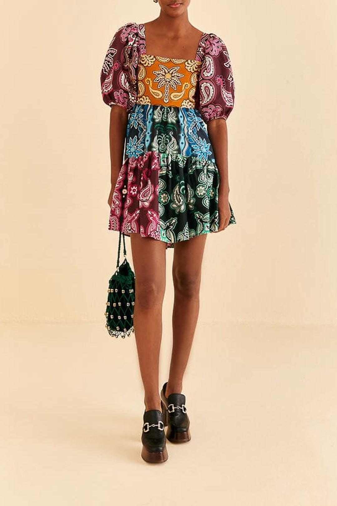Robe courte Sweet Mermaids en coton - Multicolore