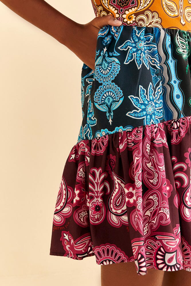 Robe courte Sweet Mermaids en coton - Multicolore