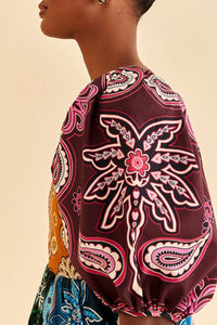 Robe courte Sweet Mermaids en coton - Multicolore