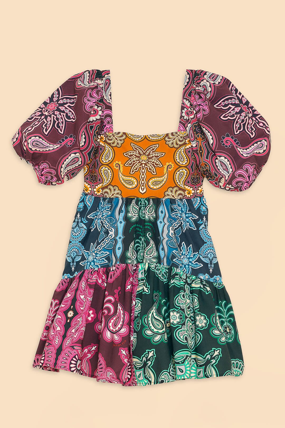 Robe courte Sweet Mermaids en coton - Multicolore