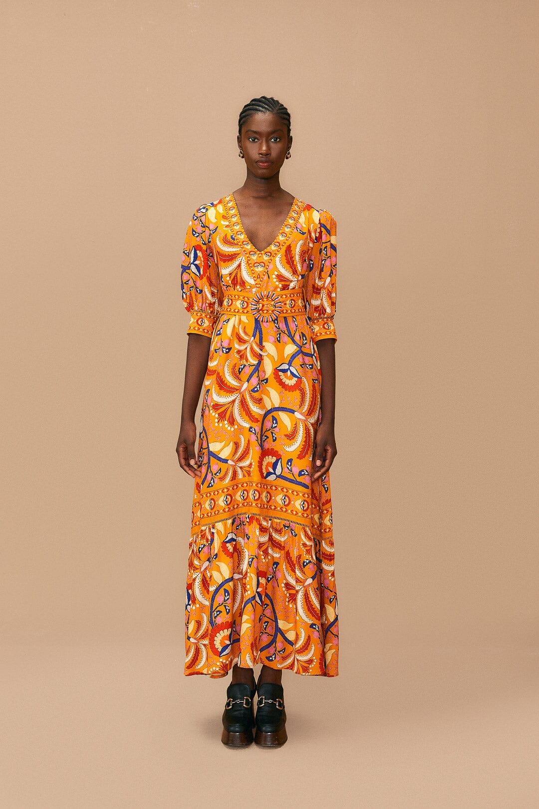NEW_Palms Party Yellow Robes longues - Palms Party Yellow