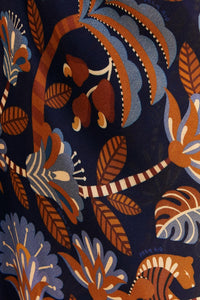 Robe longue à manches longues - Bleu