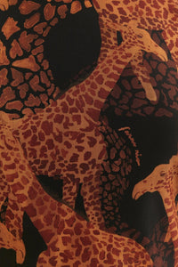 Blouse Giraffes en tulle - Marron