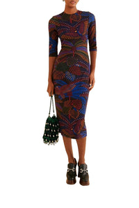 Midnight Island Black Robe midi - Midnight Island Black