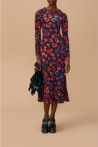 DJV_Leopard Black Robes midi - Leopard Black