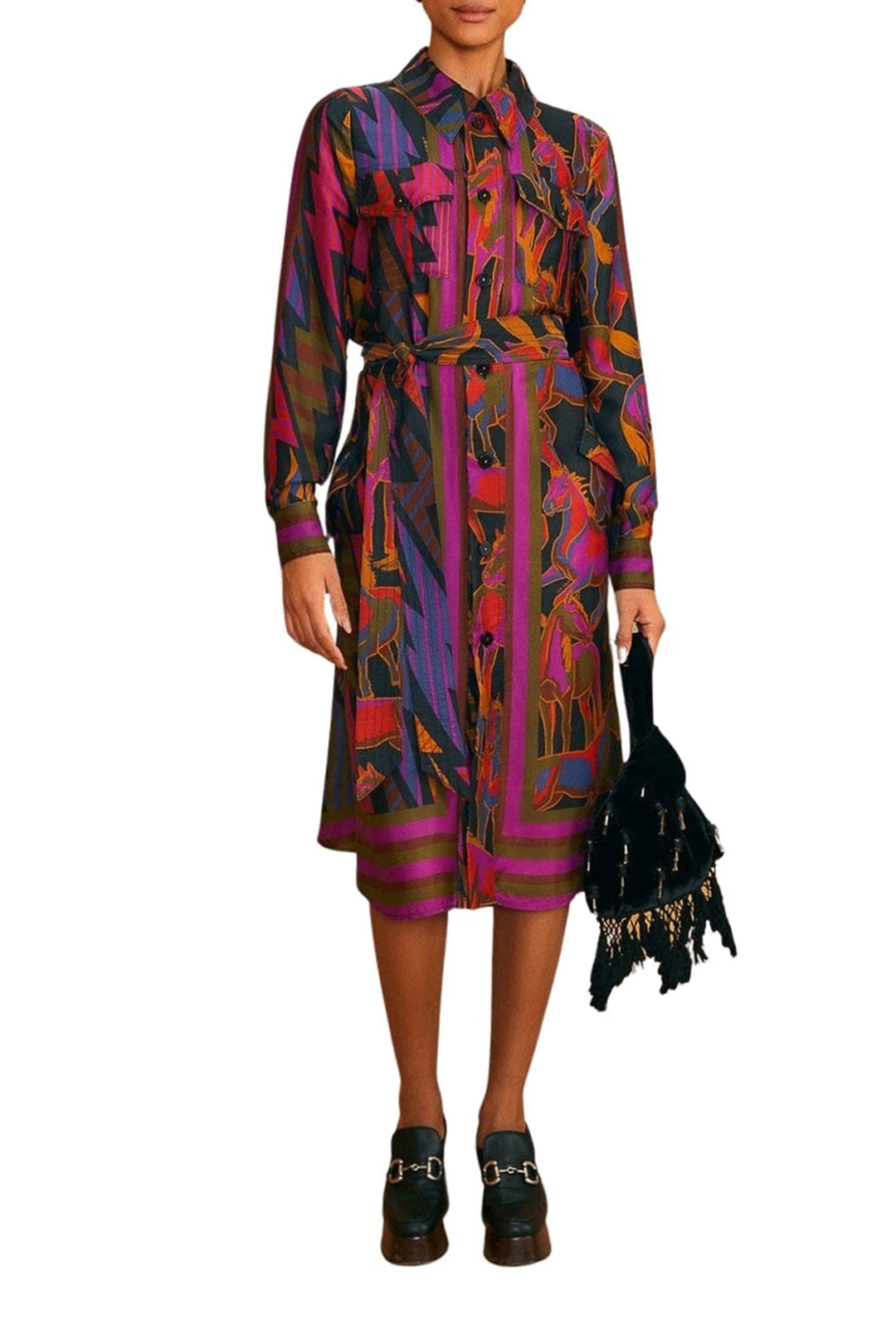 DJV_Horses Black Robes midi - Horses Black