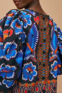 Blouse à manches courtes - Bleu