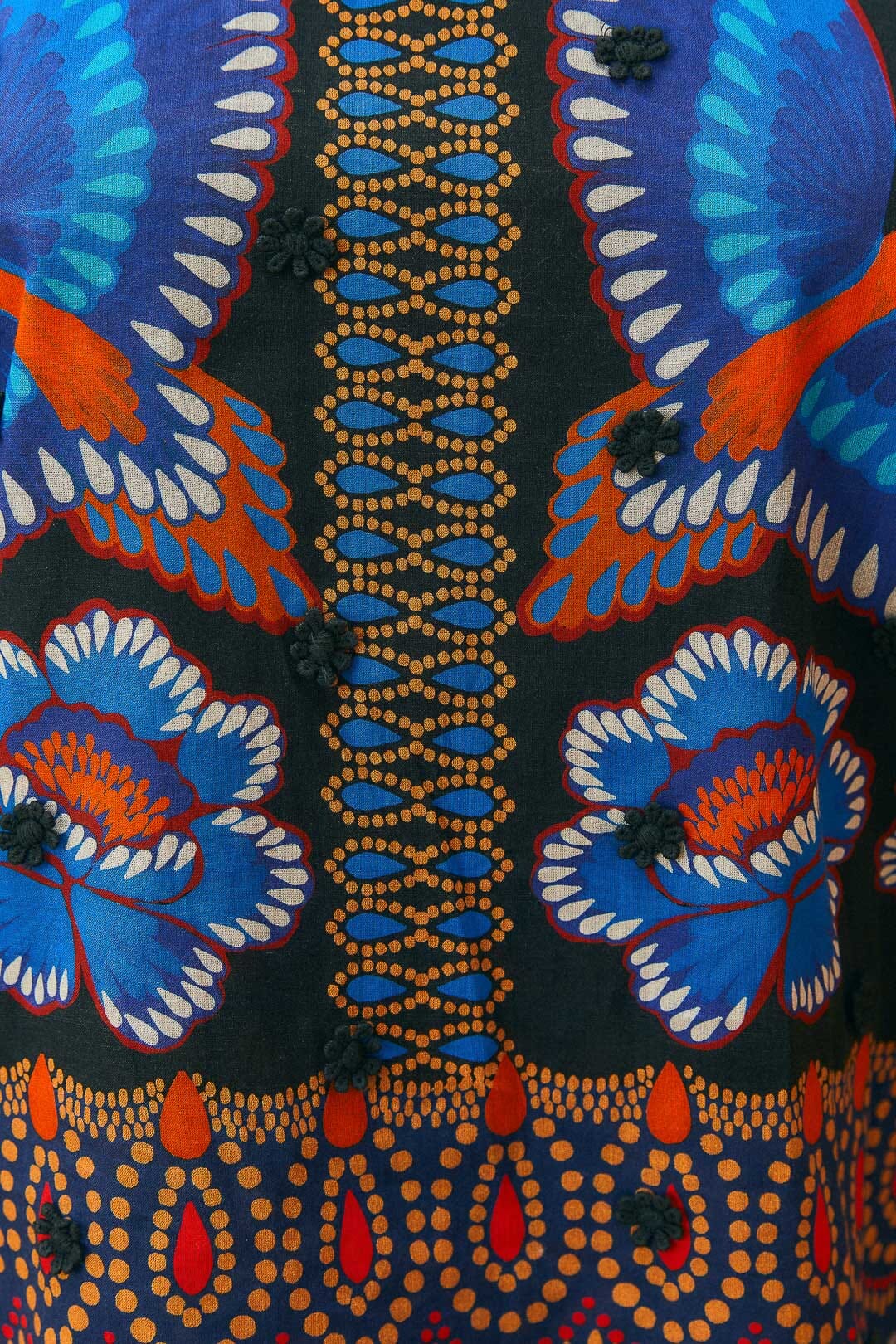 Blouse à manches courtes - Bleu