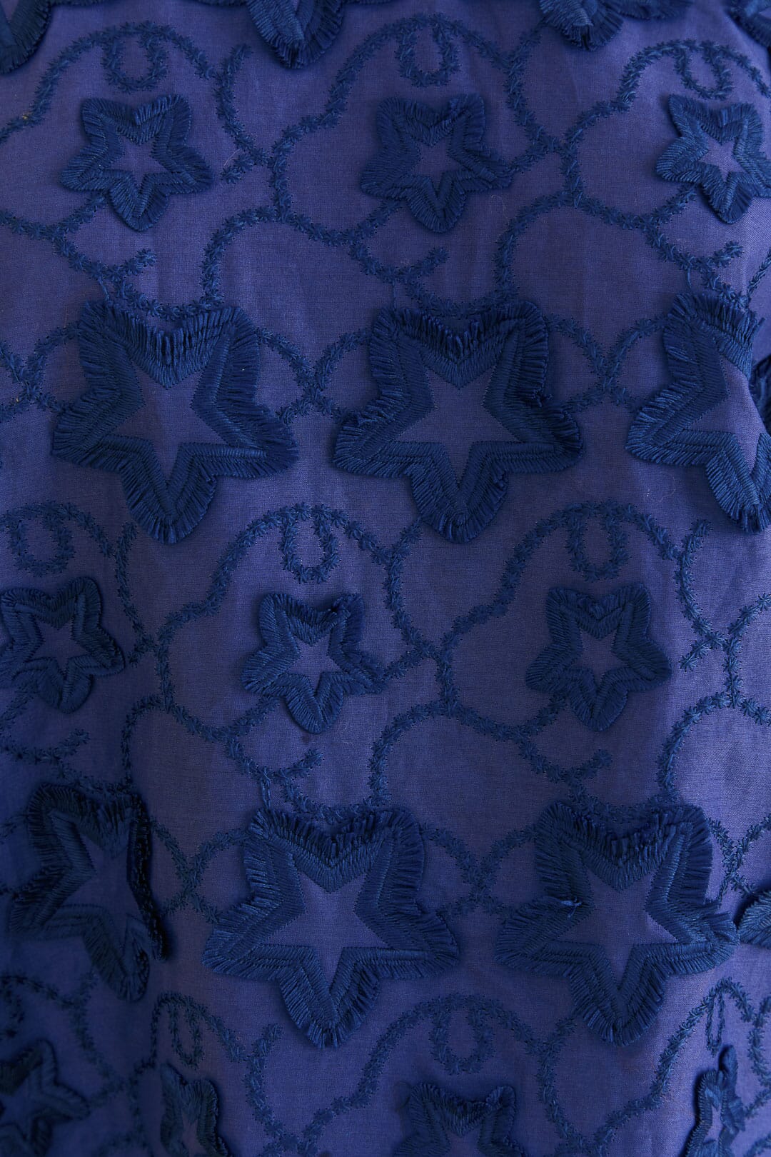 Blouse 3D Star Texture - Bleu