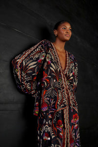 NEW_Classic Garden Black Chemises & Blouses - Classic Garden Black