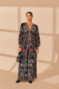 NEW_Classic Garden Black Chemises & Blouses - Classic Garden Black