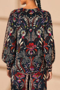 Blouse Classic Garden - Noir