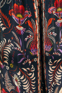 NEW_Classic Garden Black Chemises & Blouses - Classic Garden Black