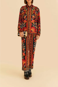 MEDIA OFF LINE_Pantalon Nature Beauty - Rouge