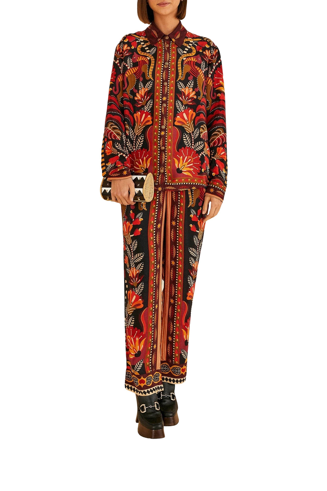 Nature Beauty Trousers - Red