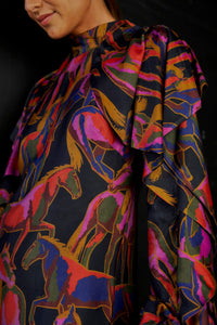 NEW_Horses Black Robes courtes - Horses Black