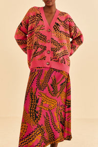 DJV_Croco Pink Jupes & Shorts - Croco Pink