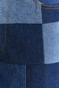 Graphic patch jeans - Blue