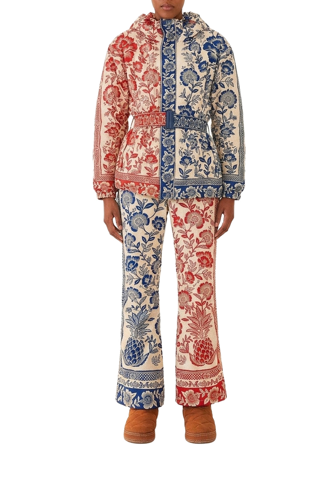 Pantalon de ski Jardin Ananas - Rouge