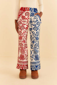 Pantalon de ski Jardin Ananas - Rouge