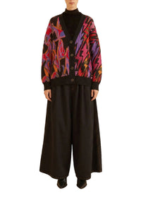 Cardigan Wild en maille - Noir