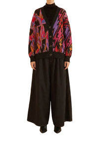 Cardigan Wild en maille - Noir