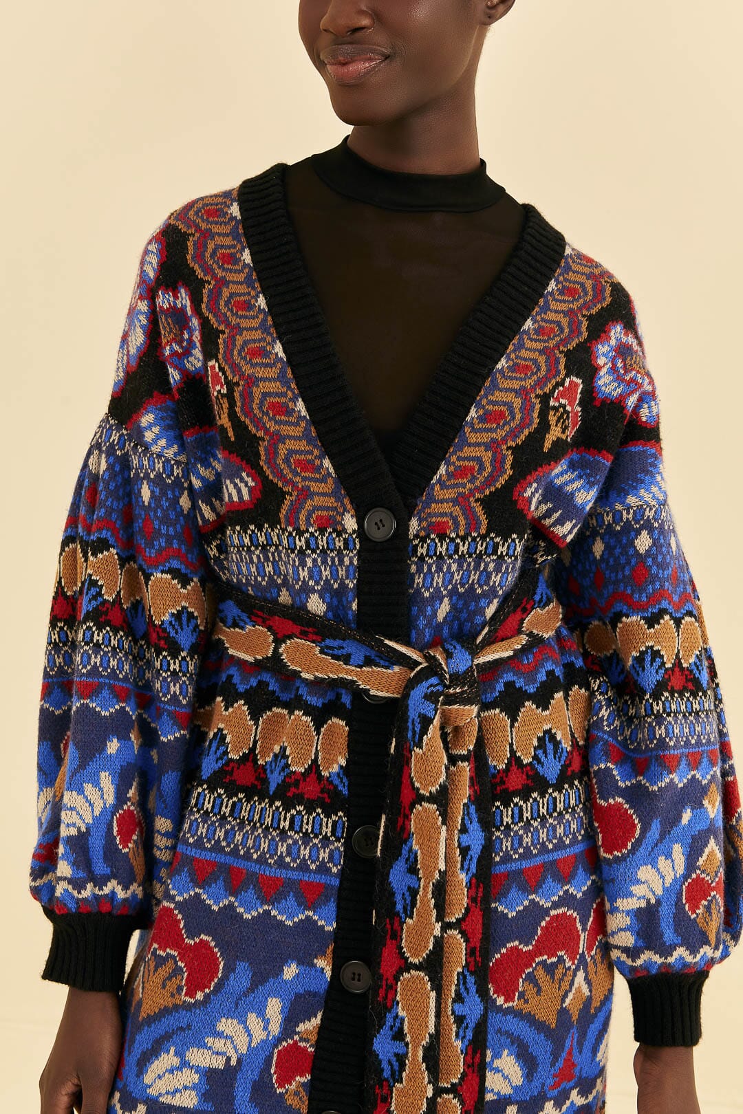 Cardigan Ainika Sparkle - Bleu