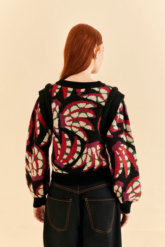 NEW_BanDots Black Cardigans & Pulls - BanDots Black