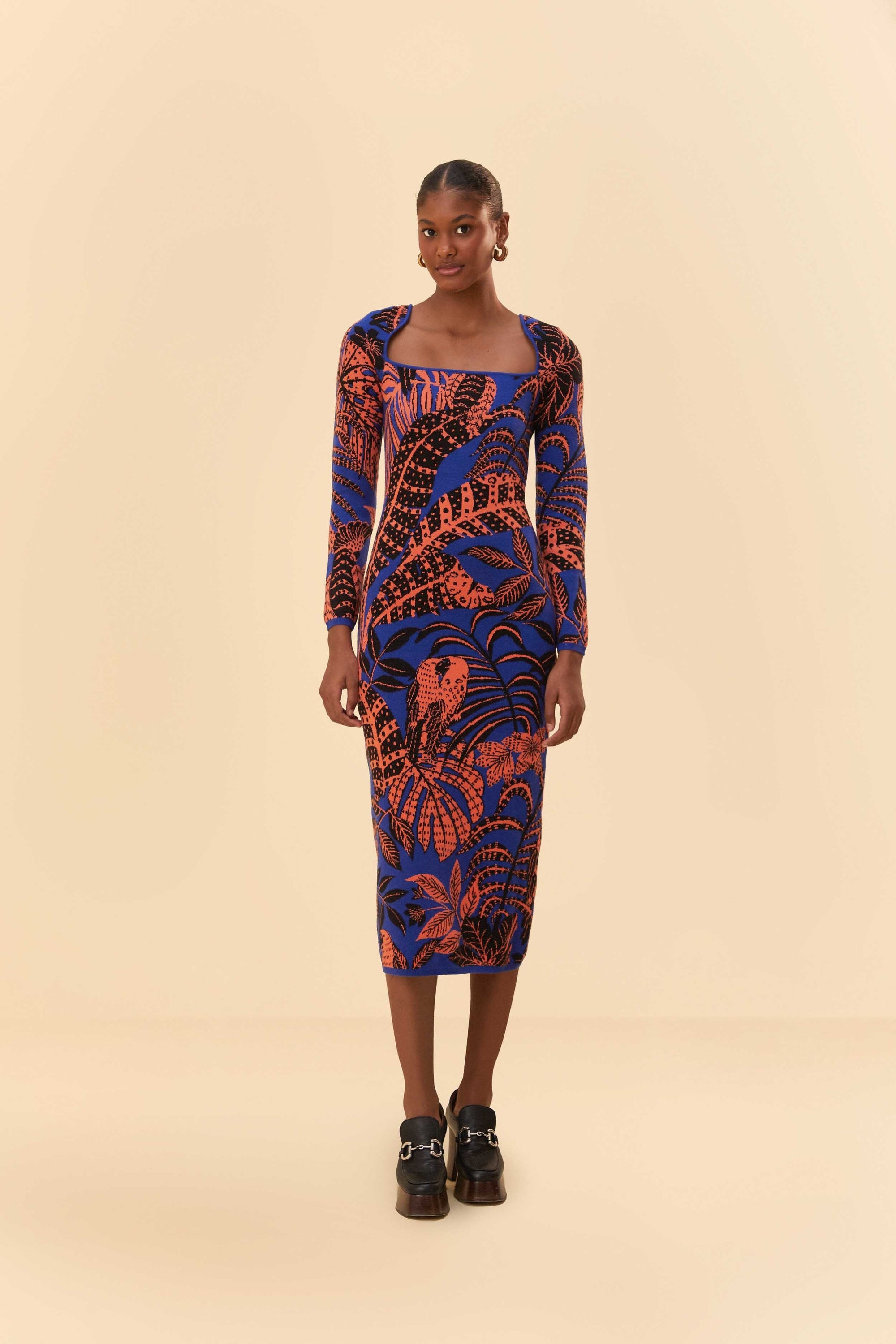 NEW_Tropical Gold Blue Robes courtes - Tropical Gold Blue
