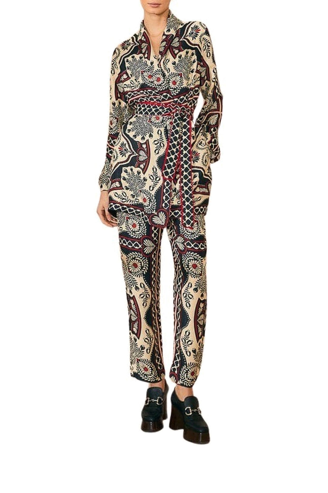 Kimono Passion ceinturé - Noir