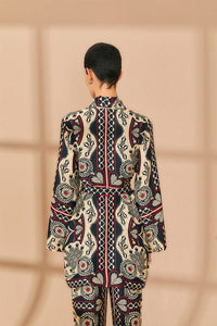 Kimono Passion ceinturé - Noir