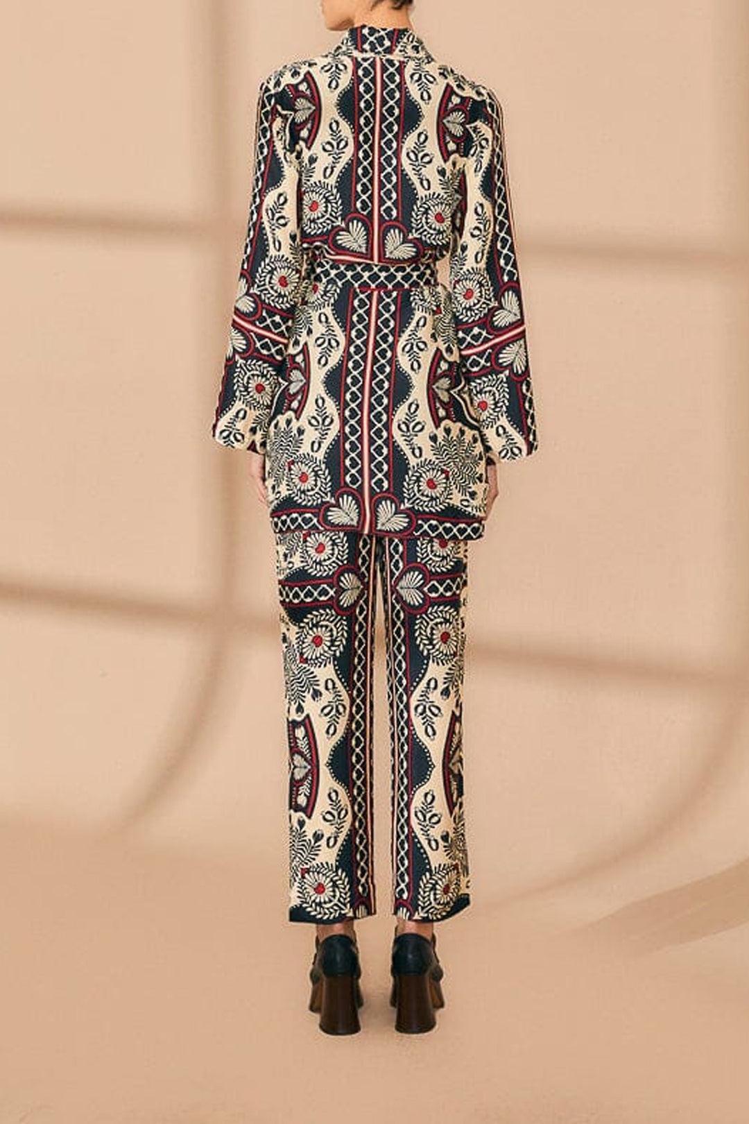 Pantalon Passion en foulard - Noir
