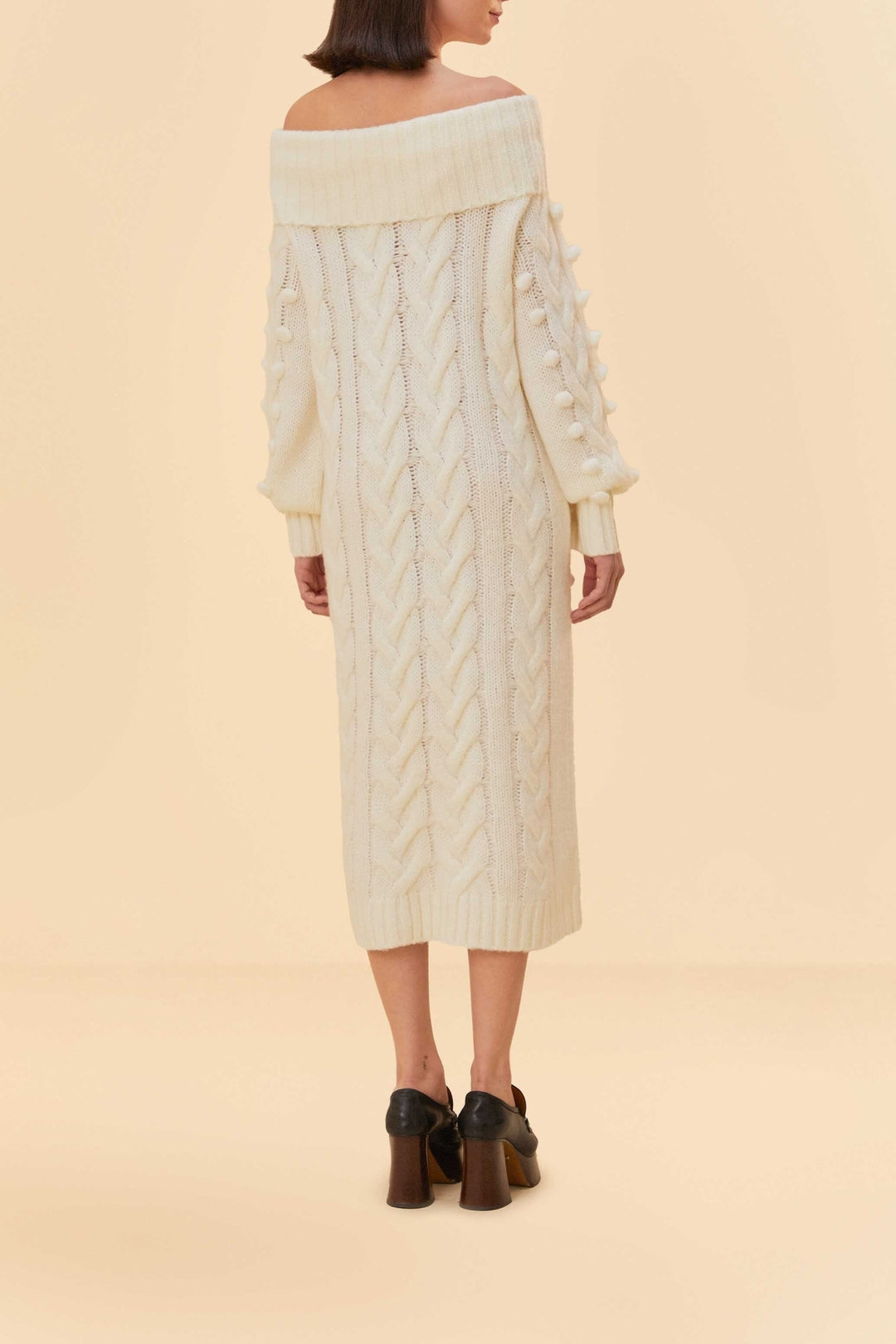 DJV_Off White Robes midi - Off White