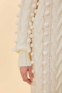 DJV_Off White Robes midi - Off White