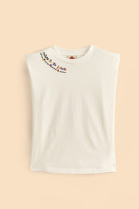 Chemise Nature Is The Future brodée - Blanc