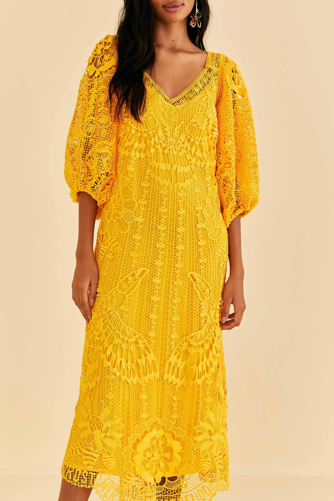 DJV_Yellow Robes midi - Yellow
