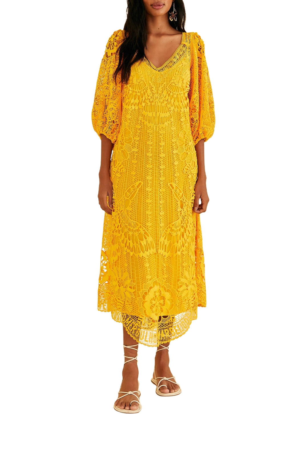 DJV_Yellow Robes midi - Yellow