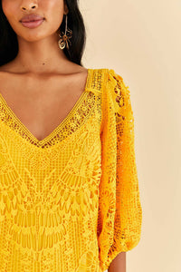 DJV_Yellow Robes midi - Yellow