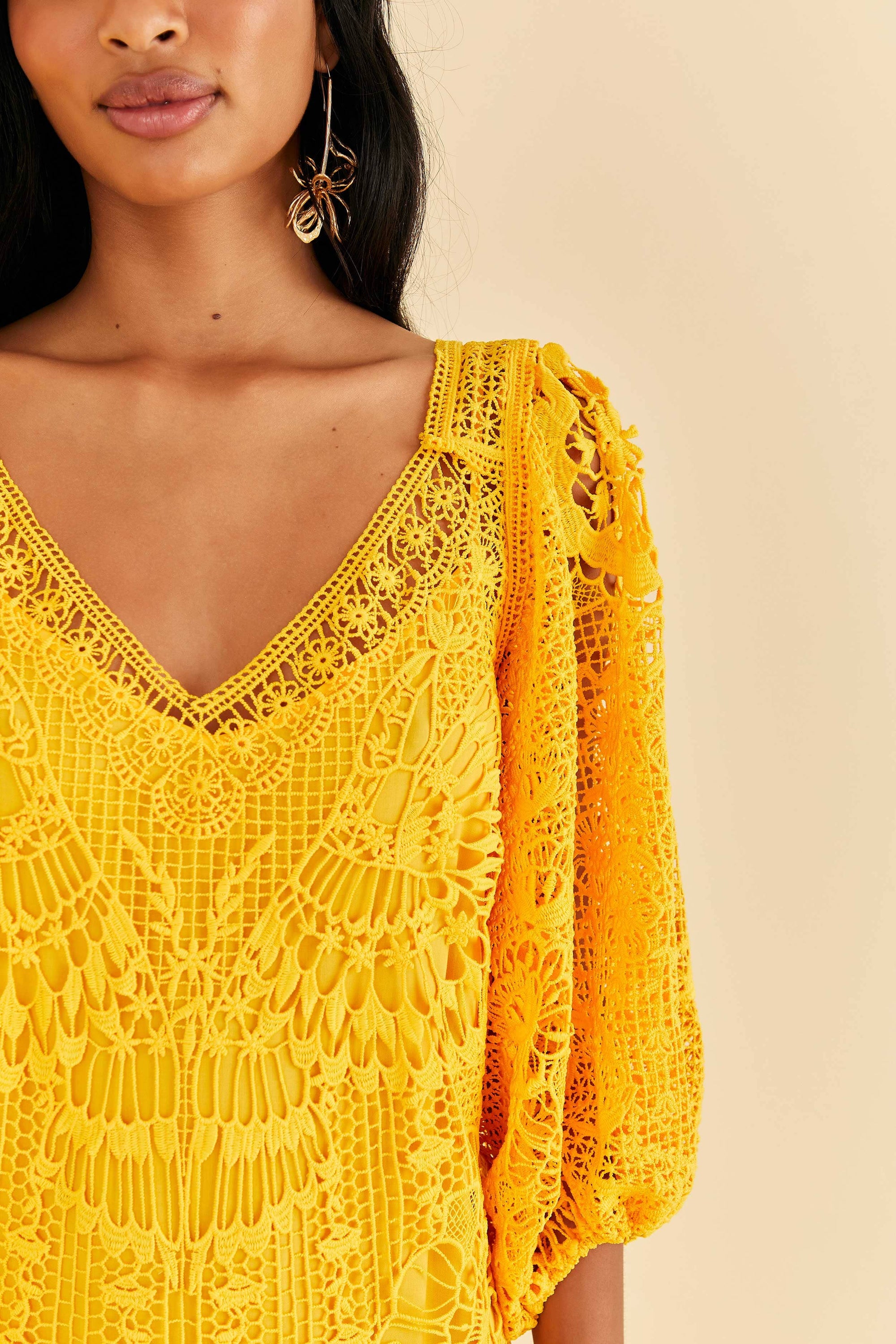 DJV_Yellow Robes midi - Yellow