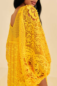 DJV_Yellow Robes midi - Yellow