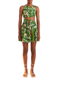 Tropical Leaves Robe courte - Tropical Leaves