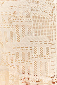Robe longue Morada Boa Guipire - Blanc