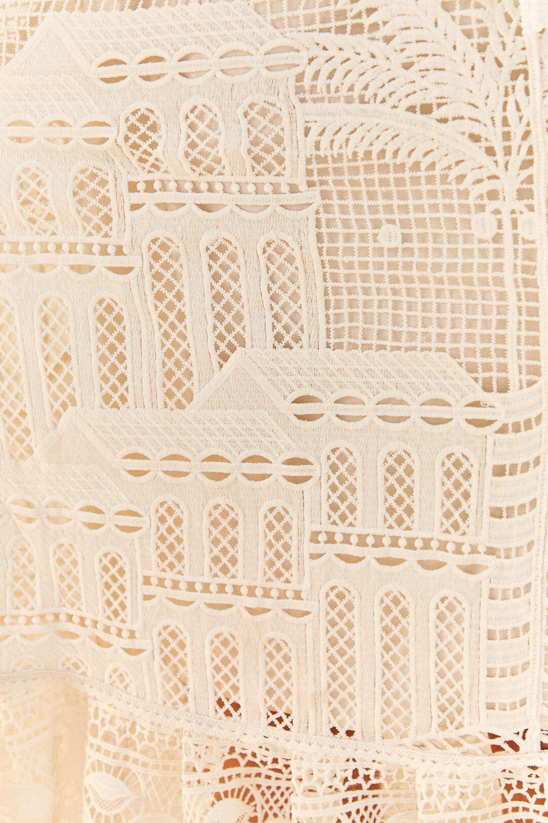 Robe longue Morada Boa Guipire - Blanc
