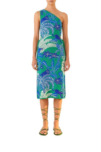 DJV_Jungle Panther Green Robes midi - Jungle Panther Green