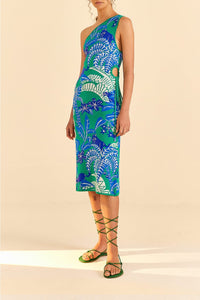 DJV_Jungle Panther Green Robes midi - Jungle Panther Green