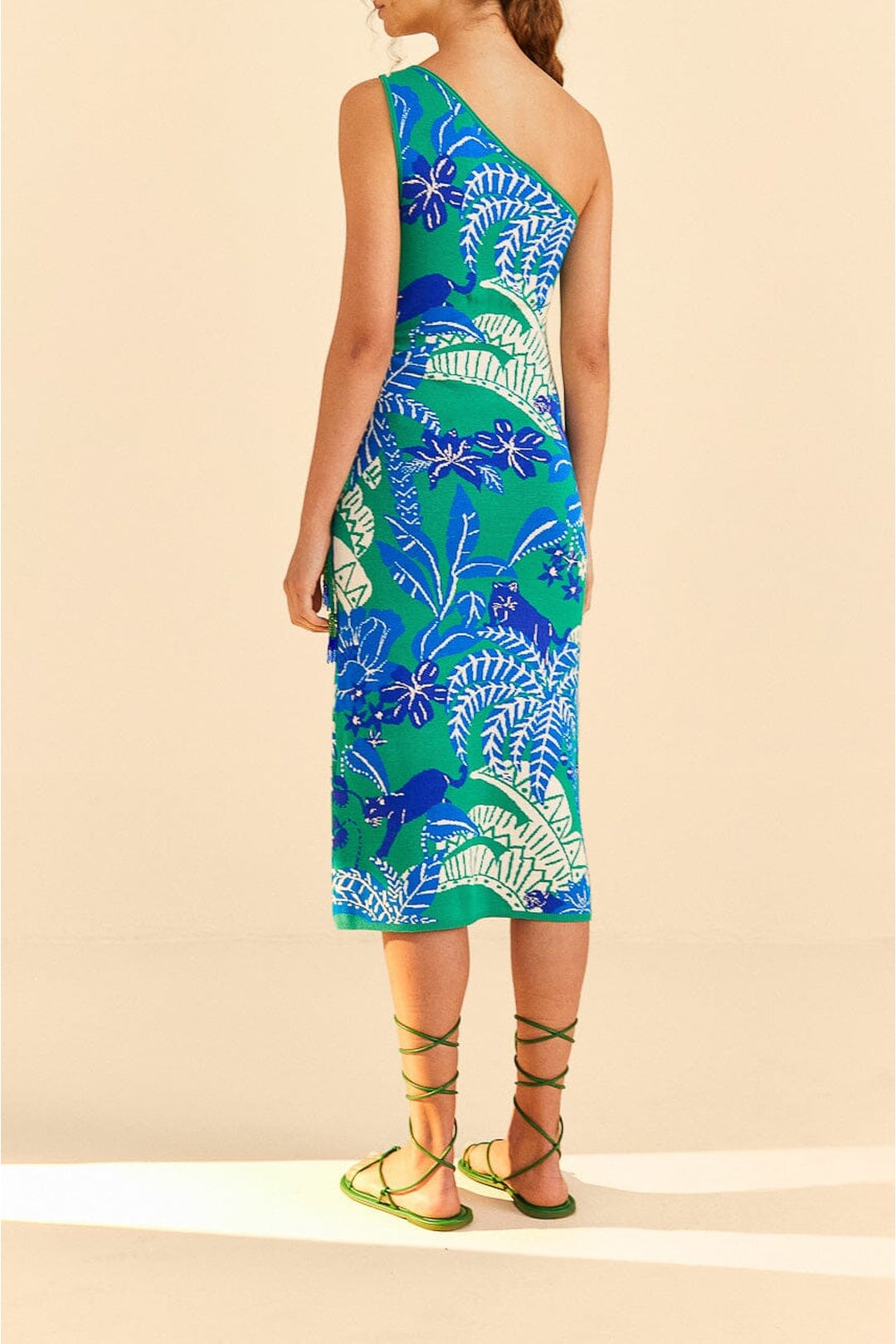 DJV_Jungle Panther Green Robes midi - Jungle Panther Green