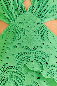 Robe midi Richilieur - Vert