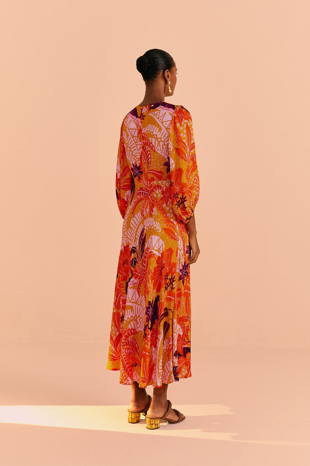 NEW_Jungle Panther Beige Robes midi - Jungle Panther Beige