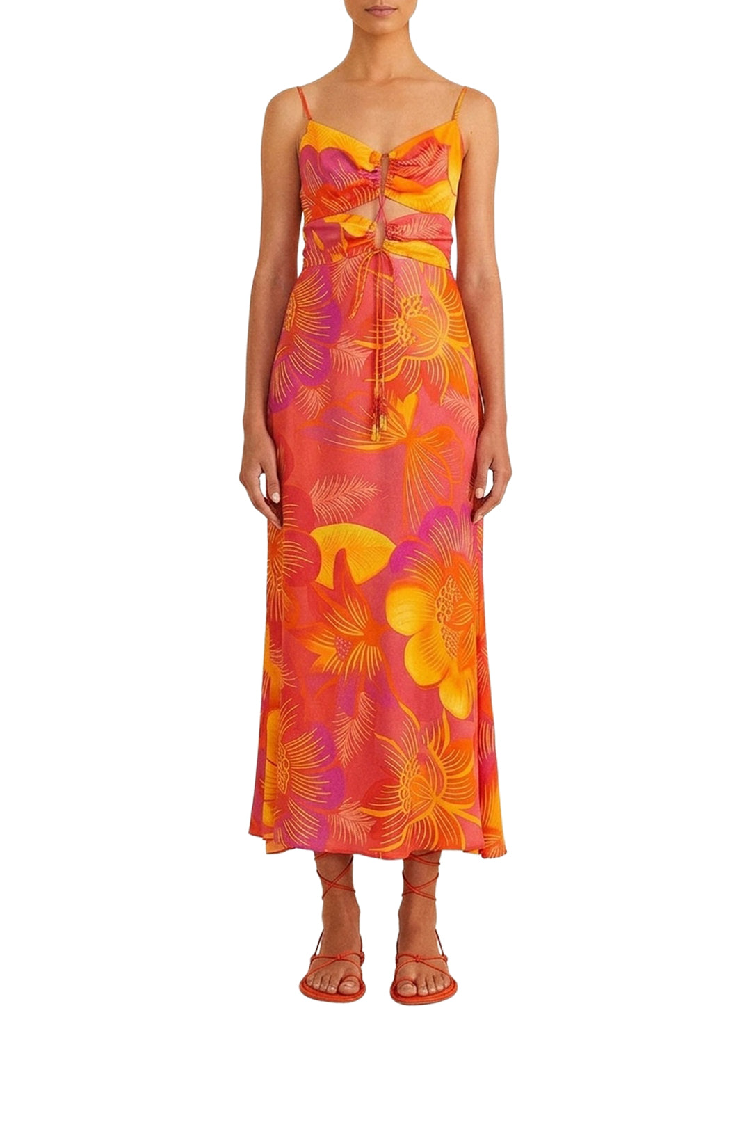 Robe longue Summer Garden Ombre - Multicolore
