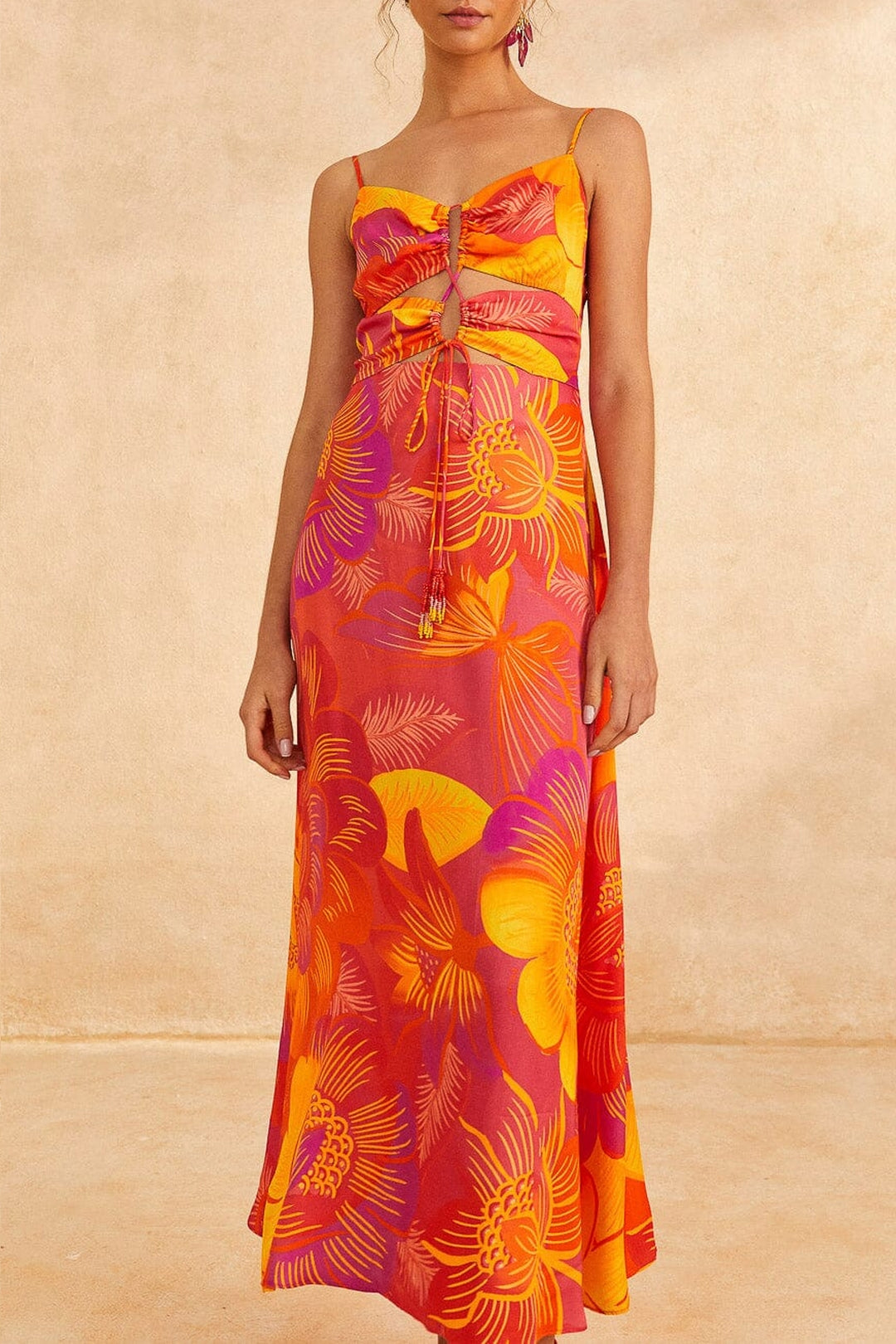 Robe longue Summer Garden Ombre - Multicolore